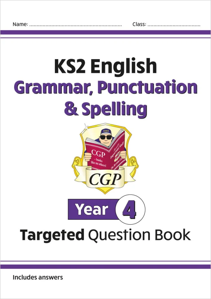 KS2 English Year 4 Grammar, Punctuation & Spelling Targeted Question Book (with Answers), pracovný zošit