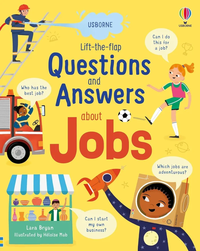 Lift-the-flap Questions and Answers about Jobs, anglická kniha- leporelo