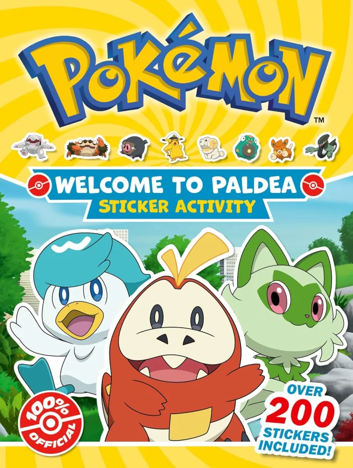 Pokemon Welcome to Paldea Epic Sticker, nálepkový zošit