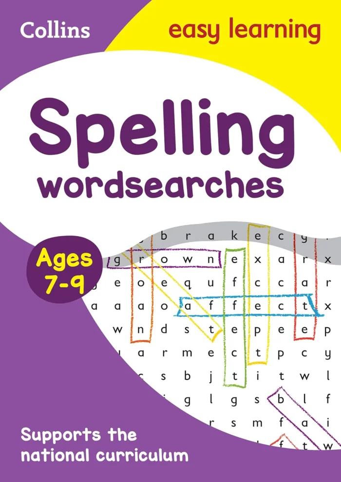 Spelling Word Searches Ages 7-9, pracovný zošit