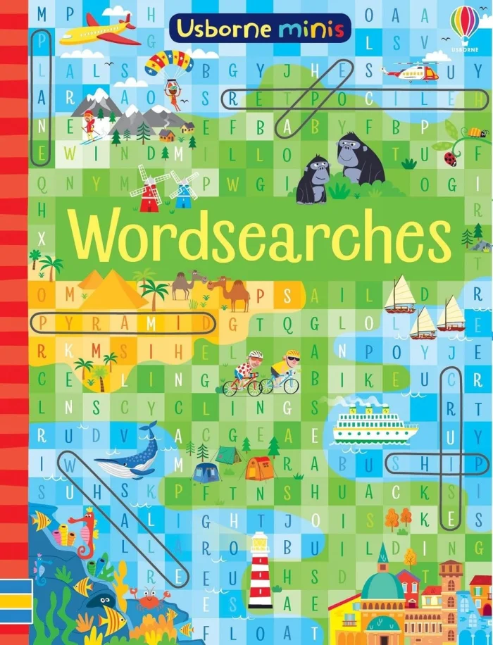 Wordsearches, anglická kniha