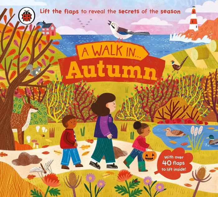 A Walk in Autumn (Lift the flaps), anglická kniha - leporelo