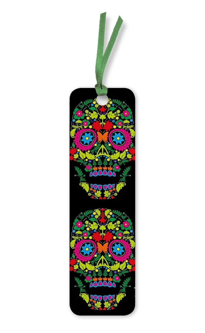 Colour Skull Bookmark, papierová záložka