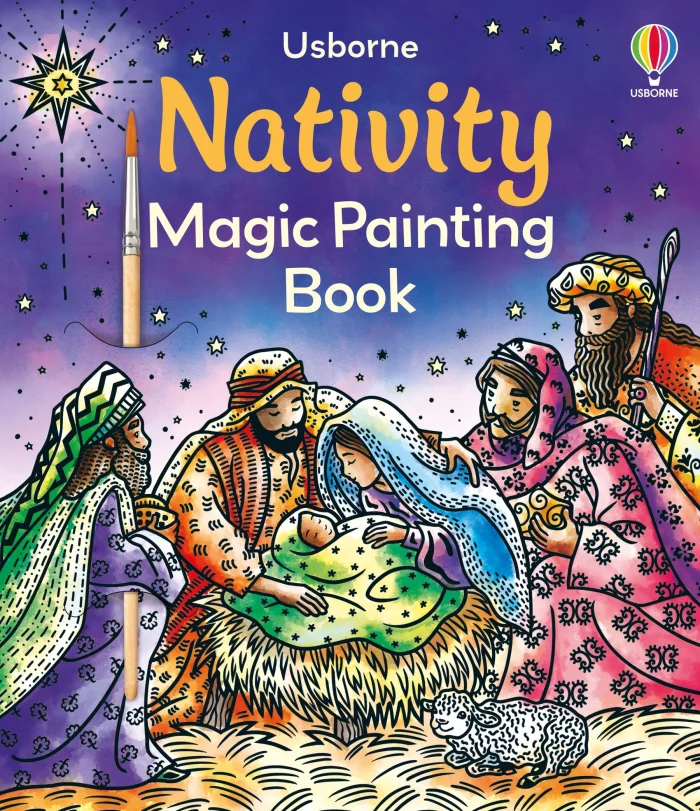 Nativity Magic Painting Book, omaľovánka
