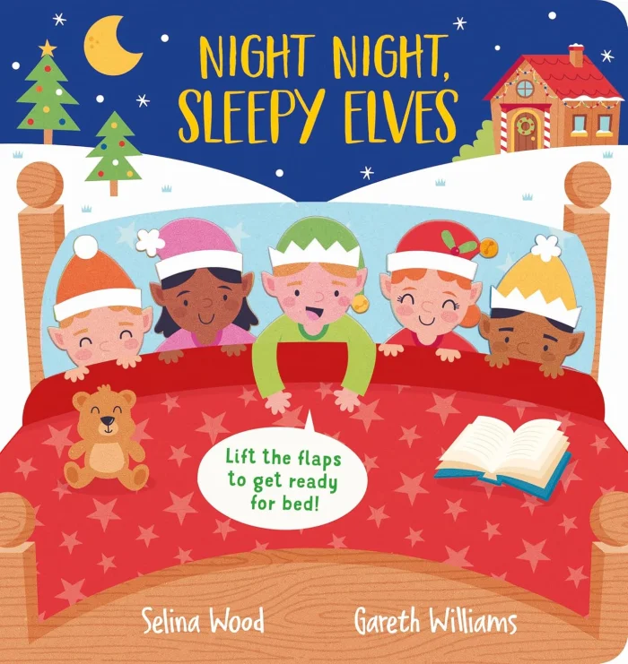 Night Night, Sleepy Elves, anglická kniha - leporelo