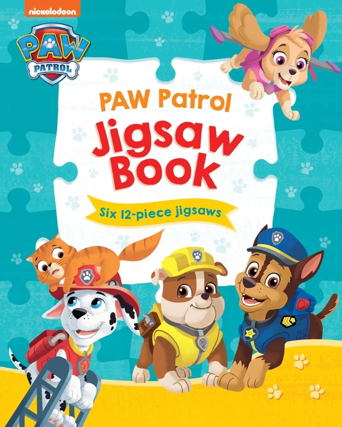 PAW Patrol Jigsaw Book, anglická kniha - leporelo s puzzle