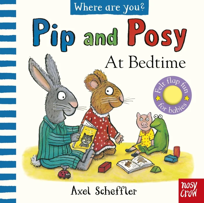 Pip and Posy, Where Are You? At Bedtime, anglická kniha - leporelo