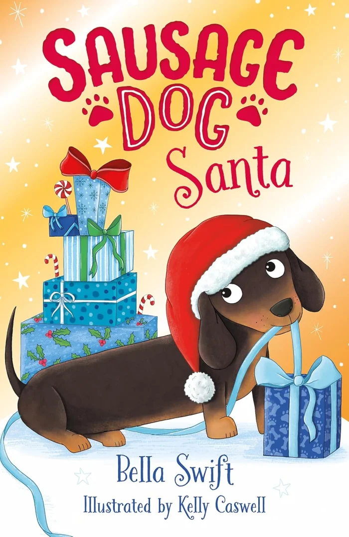 Sausage Dog Santa (1), anglická kniha