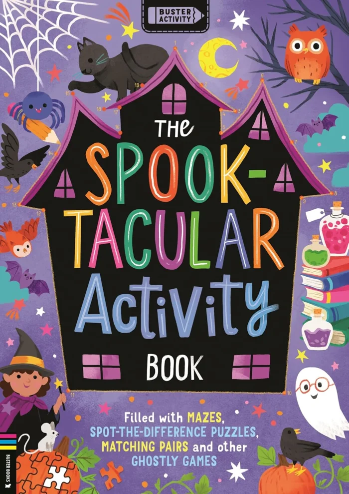 The Spooktacular Activity Book, zošit s úlohami