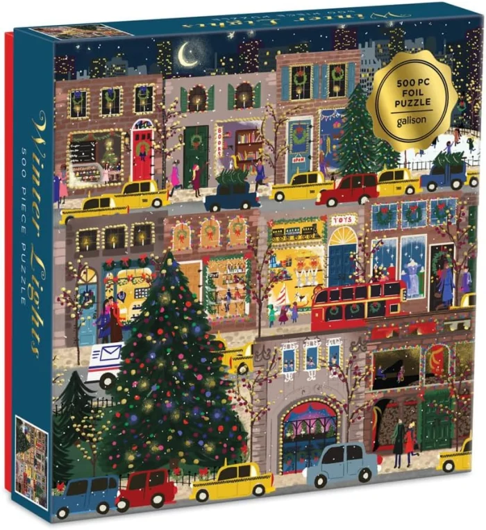 Winter Lights Foil Puzzle (500ks), puzzle