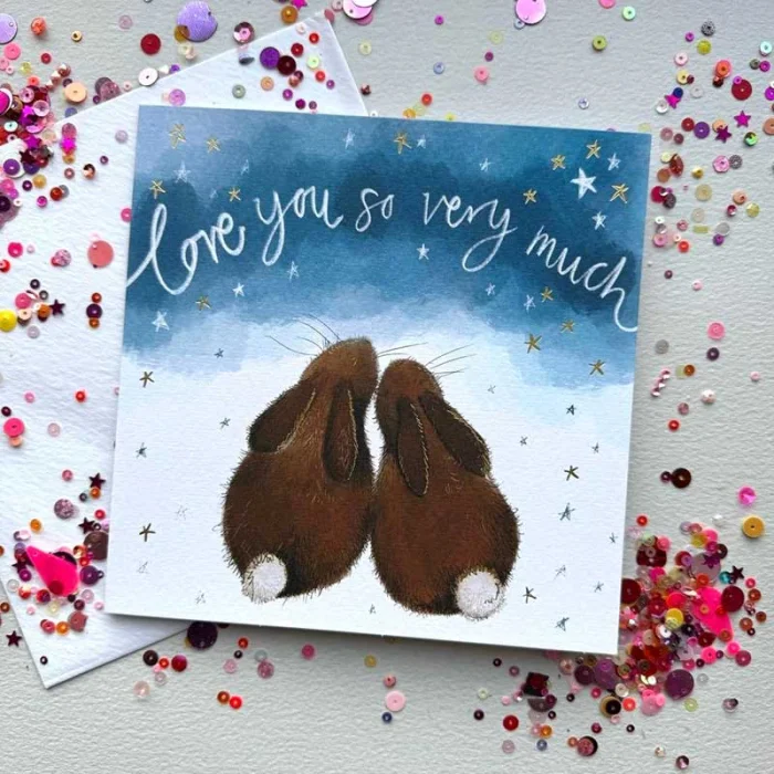 Bunny Love You Card SPRS60, prianie