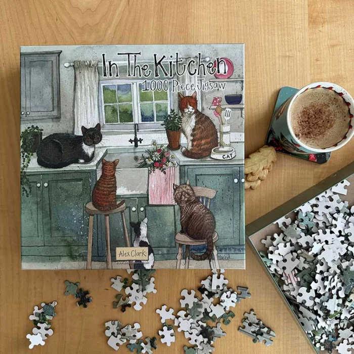 Cats in the Kitchen Jigsaw Puzzle (1000 ks) J13, puzzle