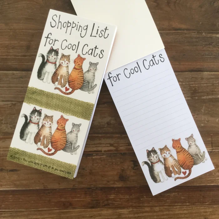 Cool Cats Magnetic To Do Lists (MNP16), blok na chladničku