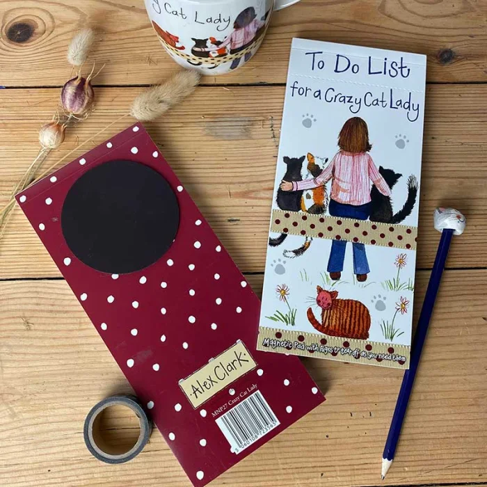 Crazy Cat Lady Magnetic To Do List (MNP27), blok na chladničku