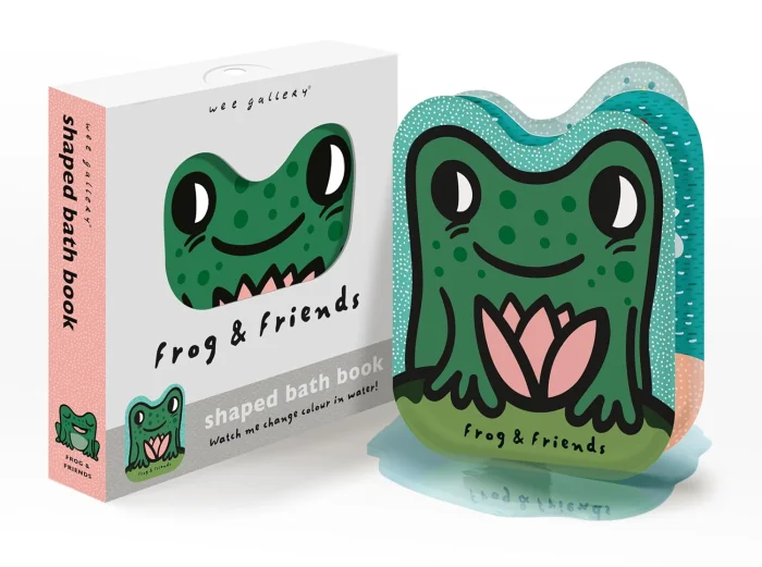 Frog and Friends: Watch me change colour in water!, knižka do vane