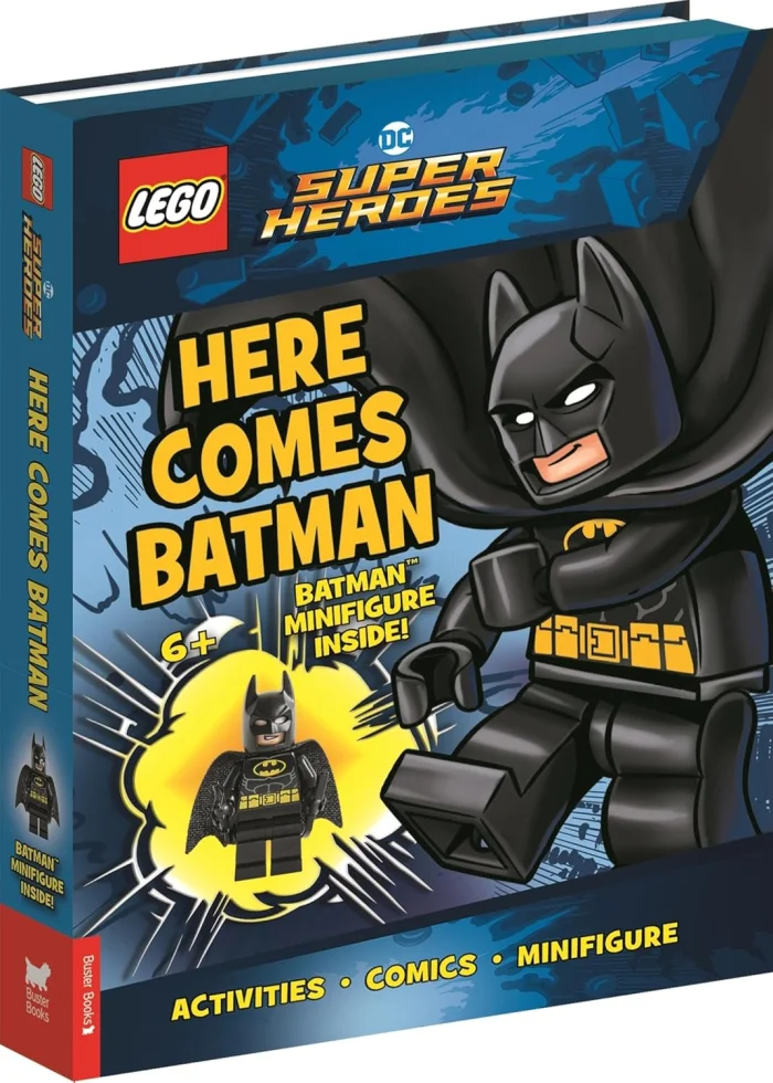LEGO® DC Super Heroes™: Here Comes Batman, anglická kniha s panáčikom