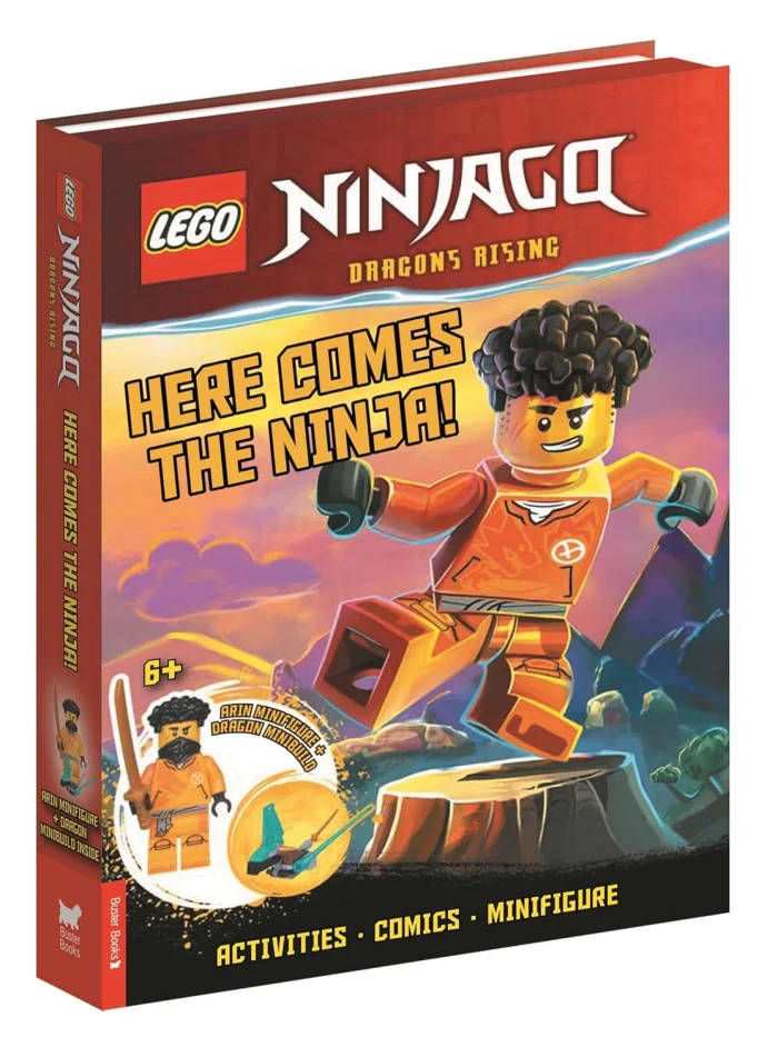 LEGO® NINJAGO®: Here Comes the Ninja!, anglická kniha s panáčikom