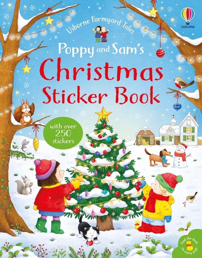 Poppy and Sam's Christmas Sticker Book, nálepkový zošit