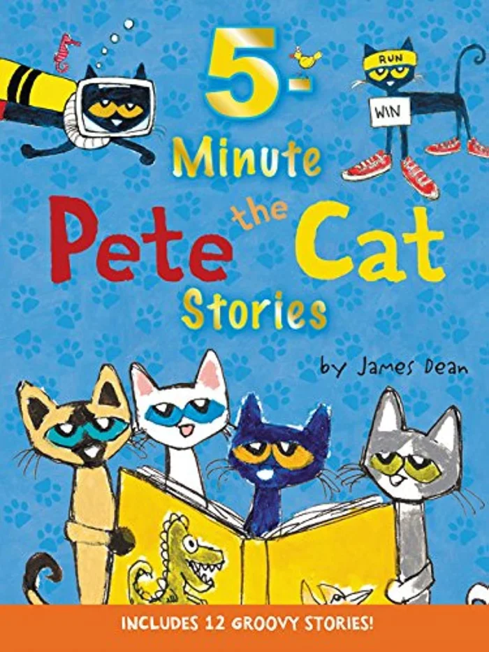 5-Minute Pete the Cat Stories, anglická kniha