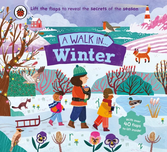 A Walk in Winter (Lift the flaps), anglická kniha - leporelo