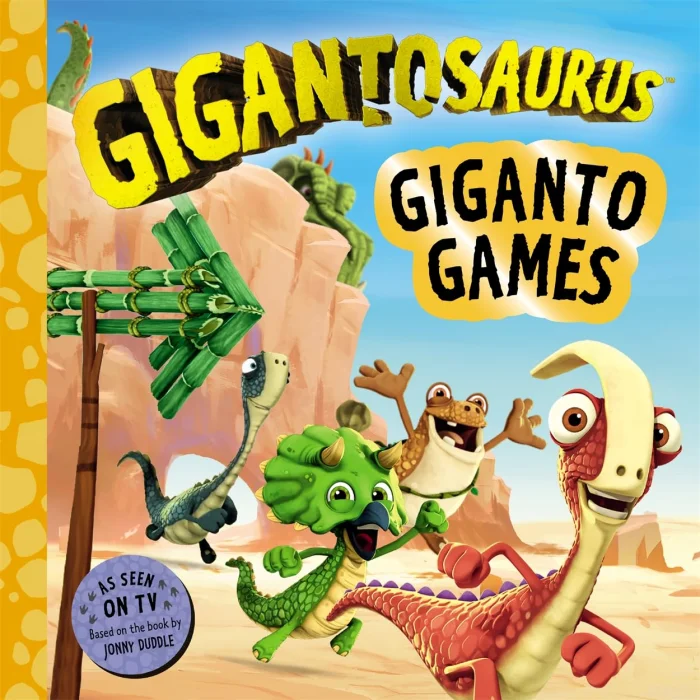 Gigantosaurus – Giganto Games, anglická kniha