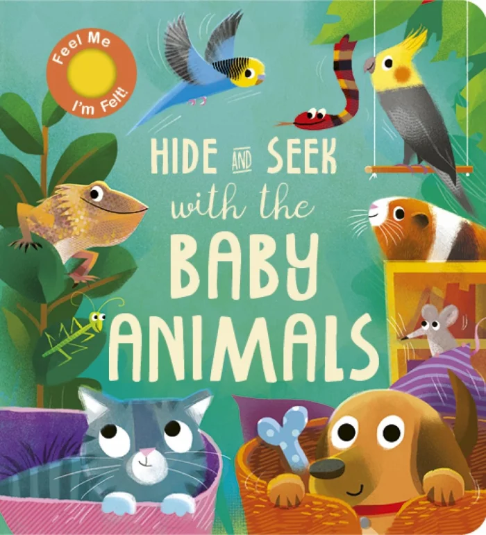 Hide and Seek with the Baby Animals, anglická kniha - leporelo