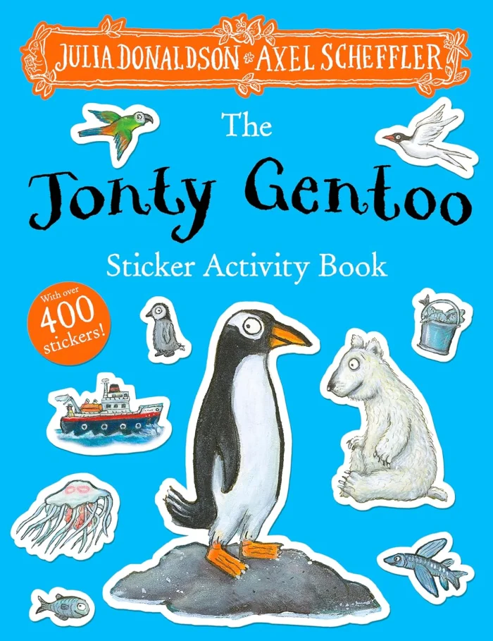 Jonty Gentoo Sticker Activity Book, nálepkový zošit