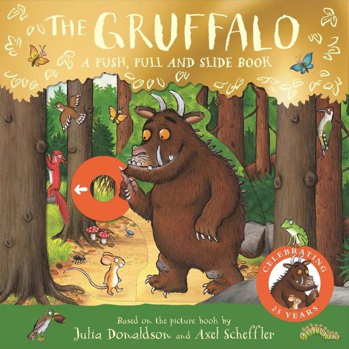 The Gruffalo (A Push, Pull and Slide Book), anglická kniha - leporelo