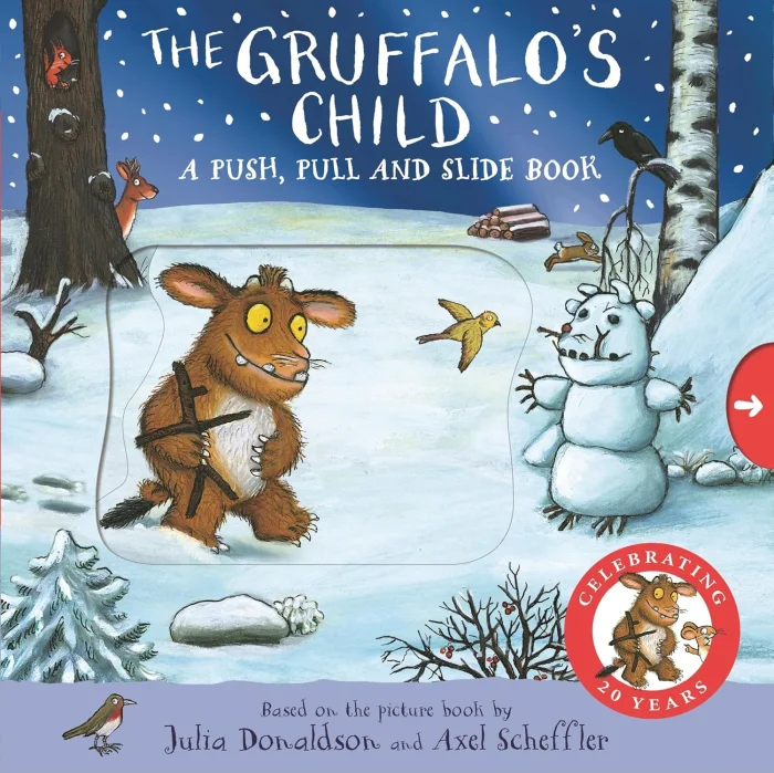 The Gruffalo's Child (A Push, Pull and Slide Book), anglická kniha - leporelo