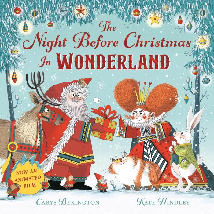 The Night Before Christmas in Wonderland, anglická kniha