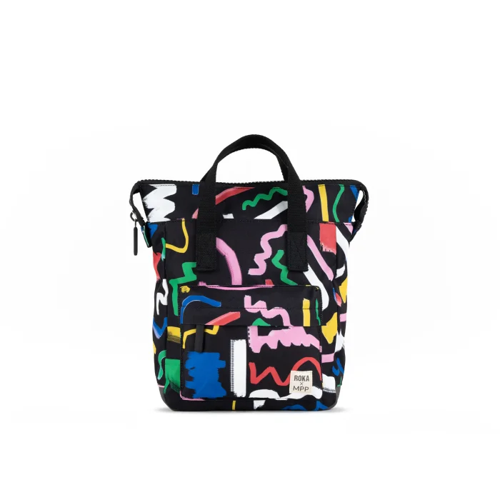 Bantry B Scribble Print (Recycled Canvas), ruksak S