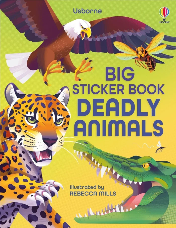 Big Sticker Book Deadly Animals, nálepkový zošit