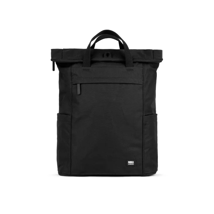 Finchley A All Black (Recycled Canvas), ruksak L
