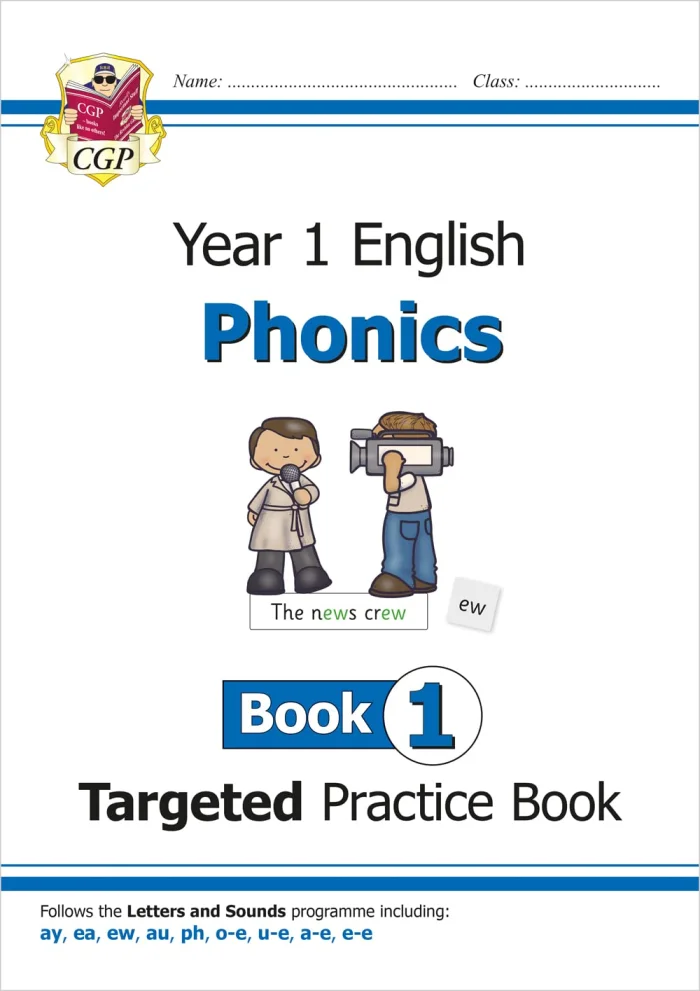 KS1 English Year 1 Phonics Targeted Practice Book - Book 1, pracovný zošit