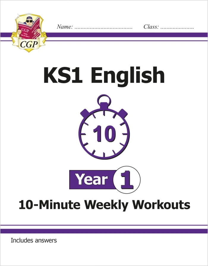 KS1 Year 1 English 10-Minute Weekly Workouts, pracovný zošit