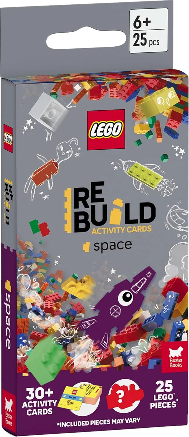 LEGO® Books: ReBuild Activity Cards: Space, karty s aktivitami a stavebnicou