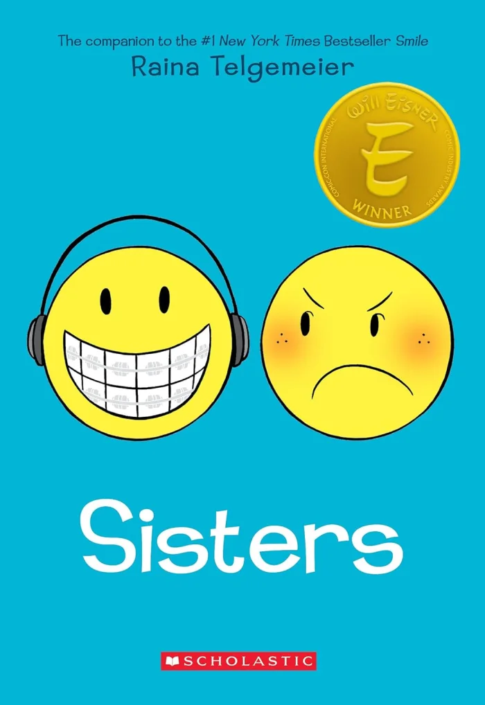 Sisters, anglická kniha - komiks