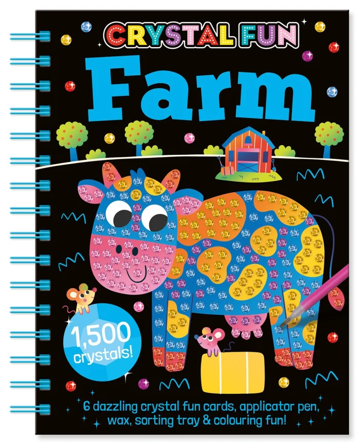 Farm, omaľovánka a anglická art kniha