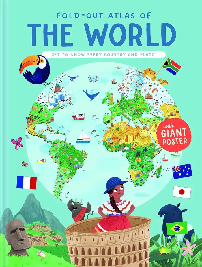 Fold-Out Atlas: Of the World, anglická kniha