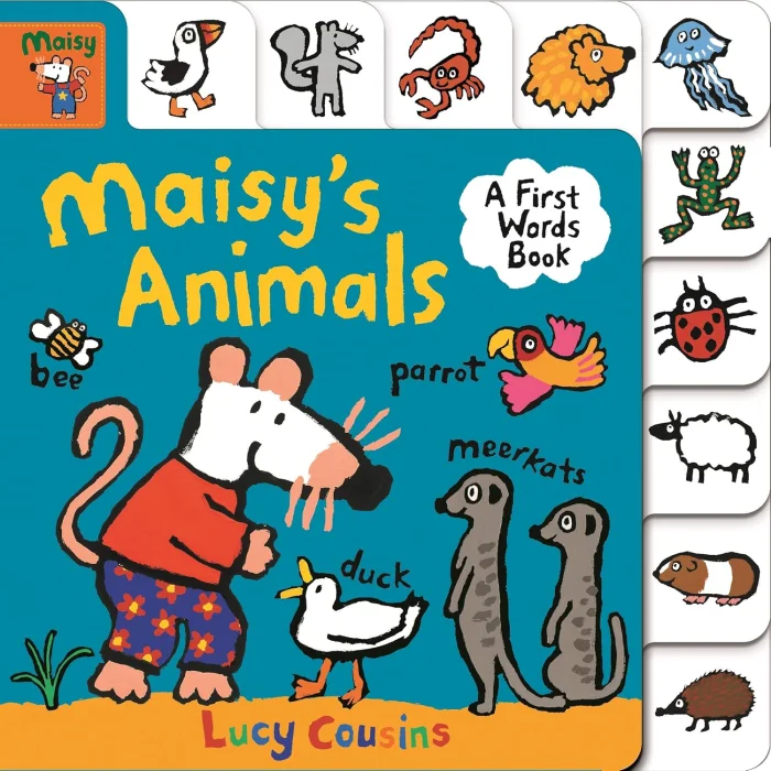 Maisy's Animals: A First Words Book, anglická kniha - leporelo