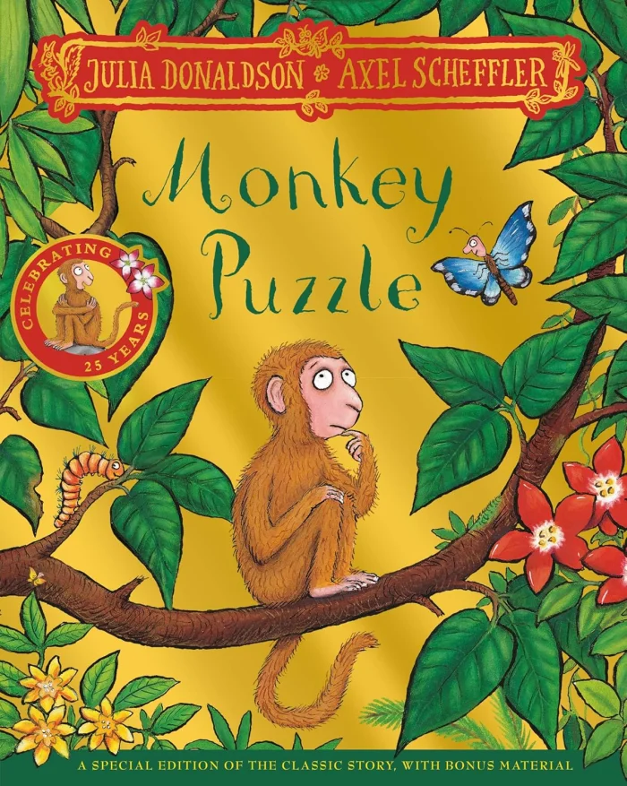 Monkey Puzzle 25th Anniversary Edition (with a shiny gold foil cover and fun activities to make and do), anglická kniha