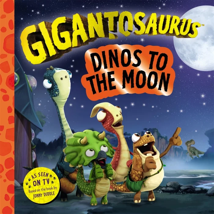 Gigantosaurus - Dinos to the Moon, anglická kniha