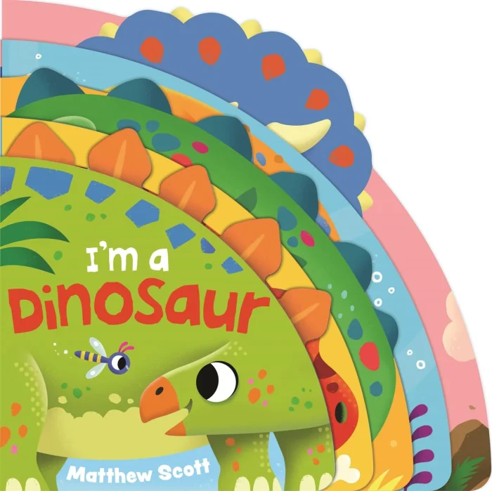 I'm a Dinosaur, anglická kniha - leporelo