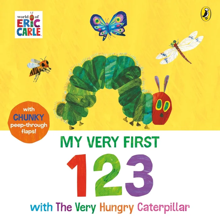 My Very First 123 with The Very Hungry Caterpillar, anglická kniha - leporelo