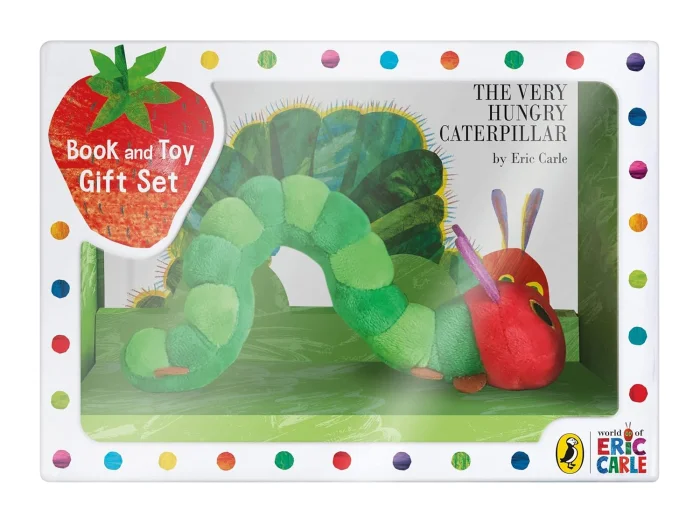 The Very Hungry Caterpillar: Book and Toy Gift Set, anglická kniha a plyšová hračka