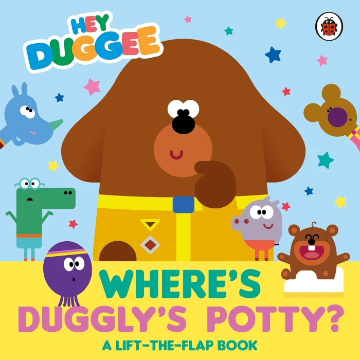 Where's Duggly's Potty?, anglická kniha-leporelo