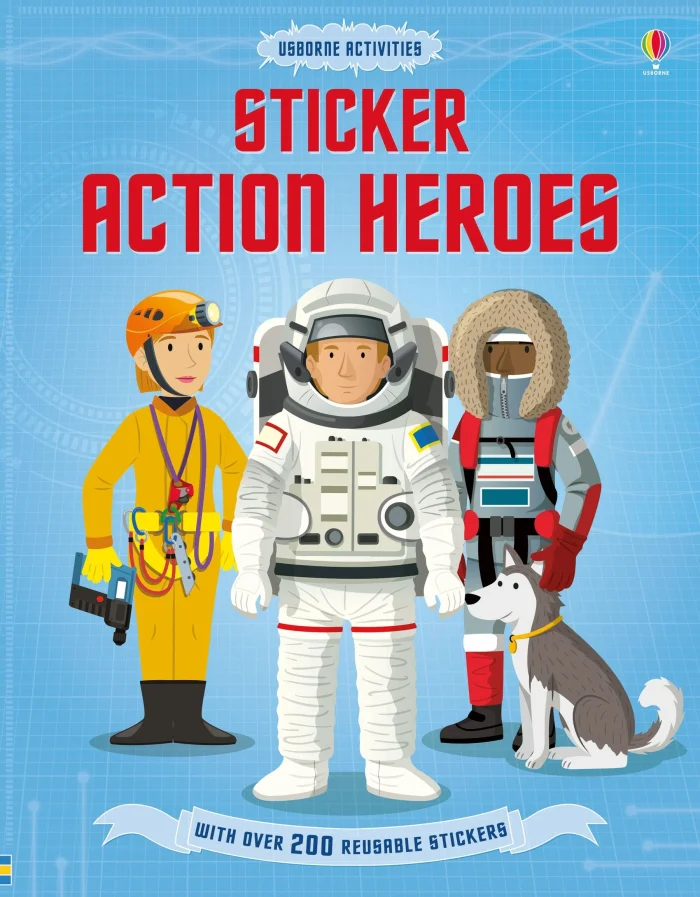 Action Heroes, nálepkový zošit
