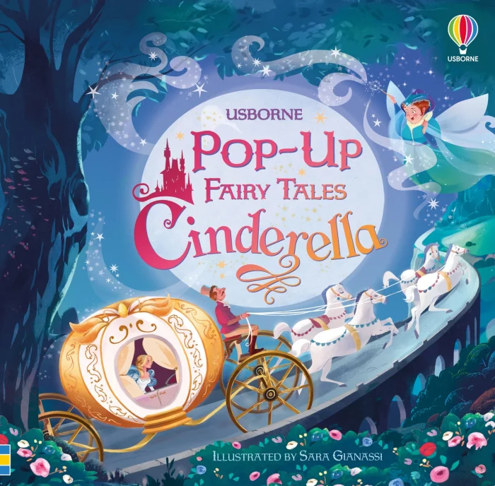 Cinderella, anglická kniha - Pop-Up leporelo