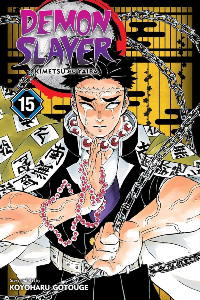 Demon Slayer: Kimetsu no Yaiba (Vol.15), anglická kniha - komiks (manga)
