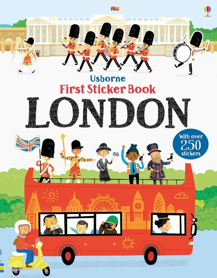 London, nálepkový zošit